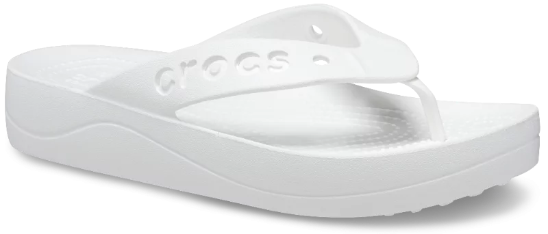 Crocs papucs Baya Platform Flip fehér színben 36-37 méretben