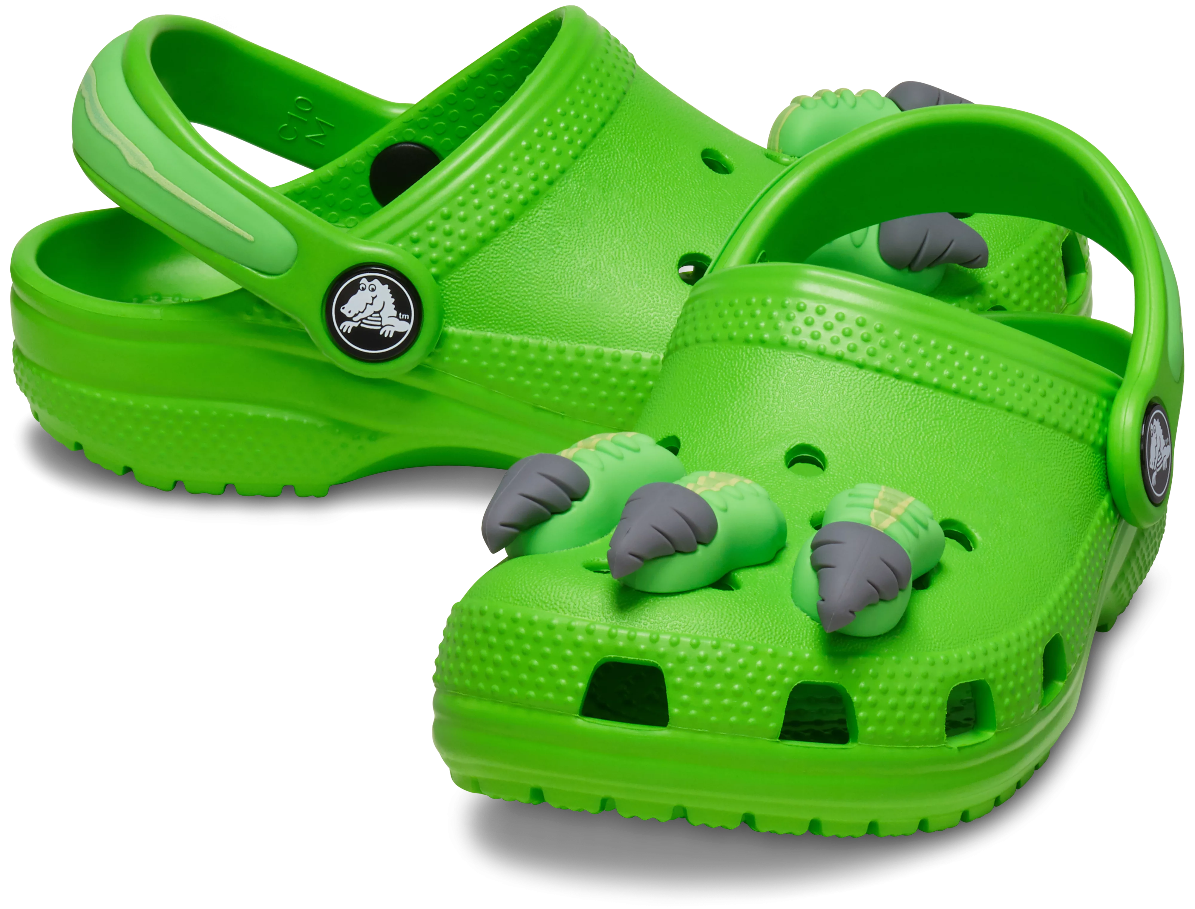 Crocs papucs I AM Dinosaur Clog T/Green Slime zöld színben 20-21 méretben 