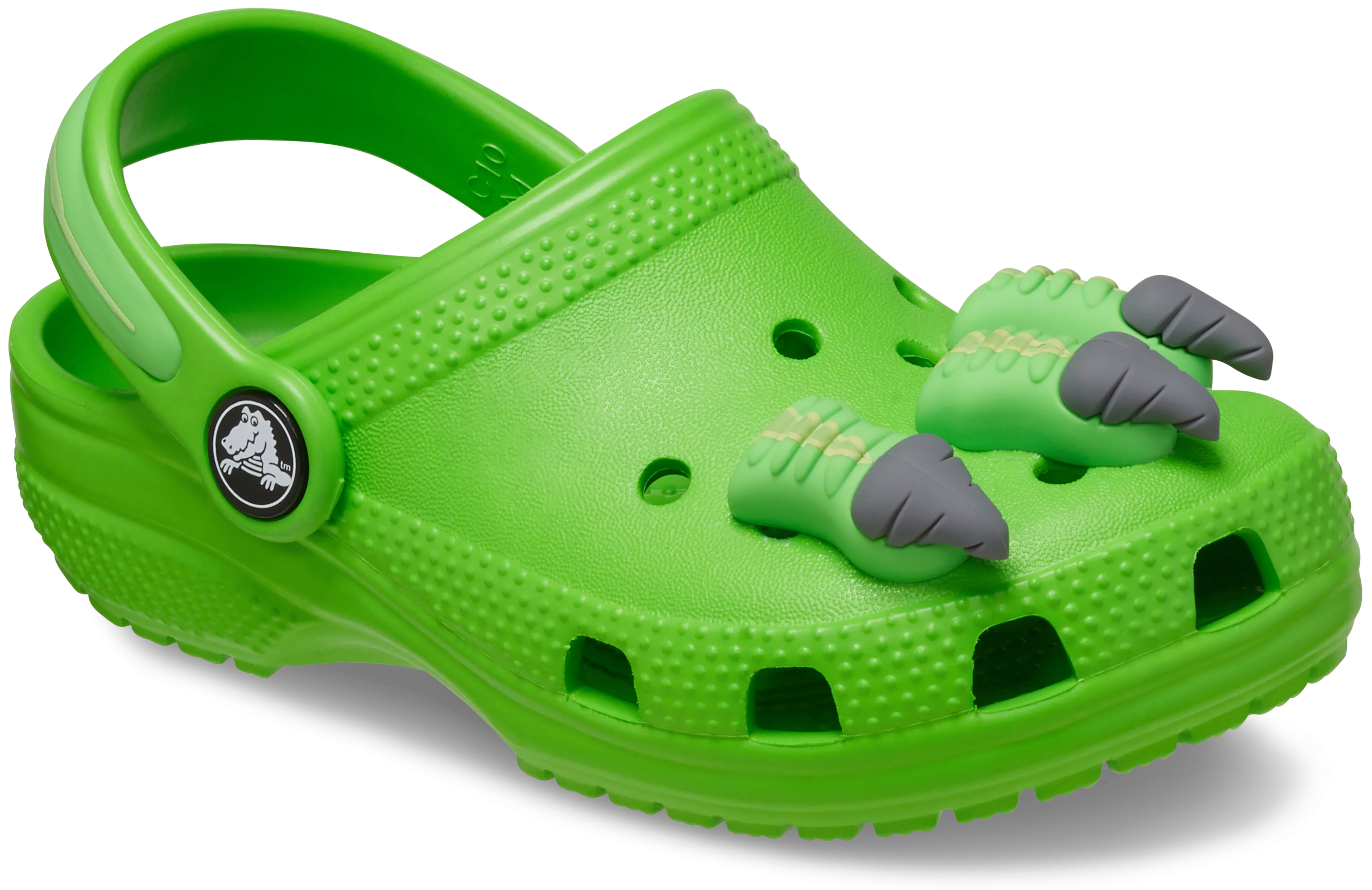 Crocs papucs I AM Dinosaur Clog T/Green Slime zöld színben 23-24 méretben