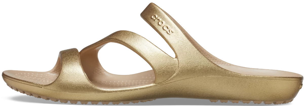 Crocs papucs Kadee II Metallic Sandal arany színben 34-35 méretben 