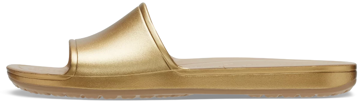 Crocs papucs Kadee Metallic Slide arany színben 39-40 méretben