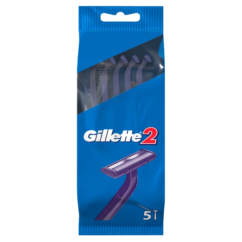 Gillette 2 Eldobható Férfi Borotva 5 db 