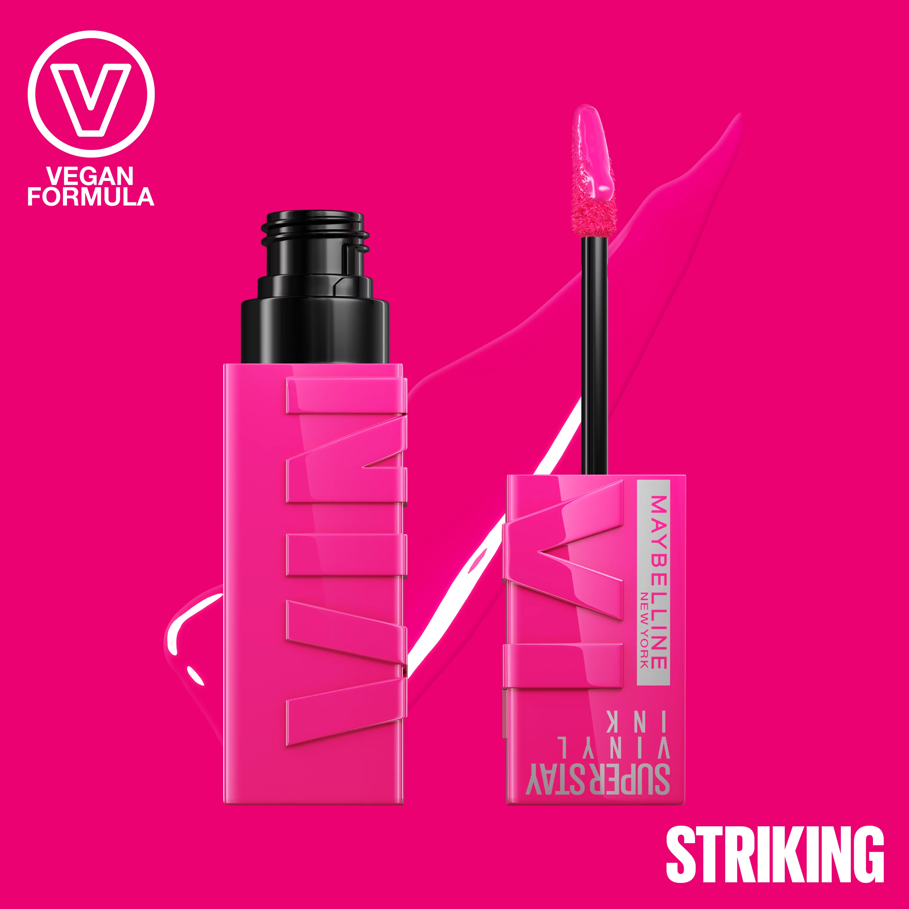 Maybelline New York Superstay Vinyl Ink 150 Striking folyékony ajakrúzs, 14,2 ml
