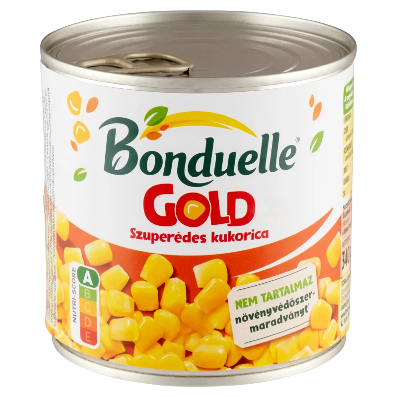 Bonduelle Gold szuperédes morzsolt csemegekukorica 340 g