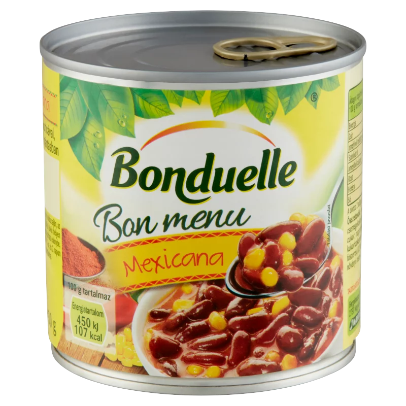 Bonduelle Bon Menu Mexicana vörösbab kukoricával, enyhe mexikói mártásban 430 g