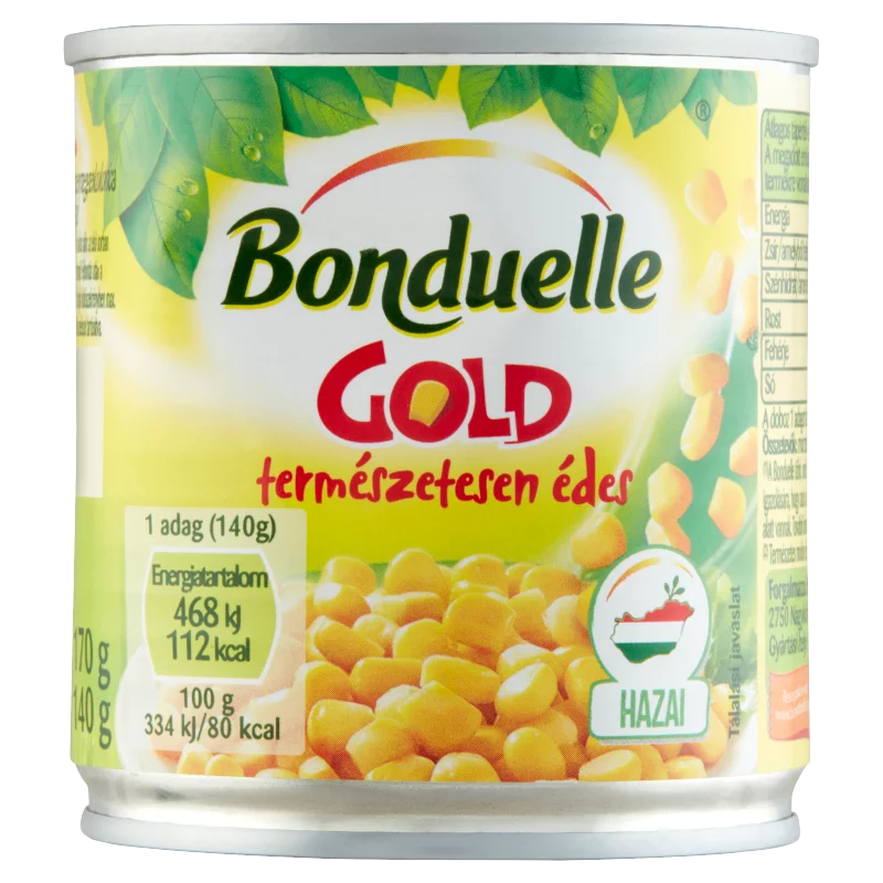 Bonduelle Gold morzsolt csemegekukorica 170 g