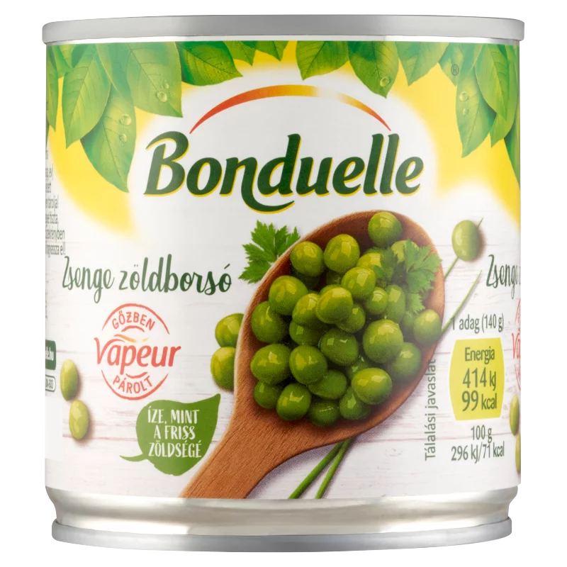 Bonduelle Vapeur gőzben párolt zsenge zöldborsó 160 g