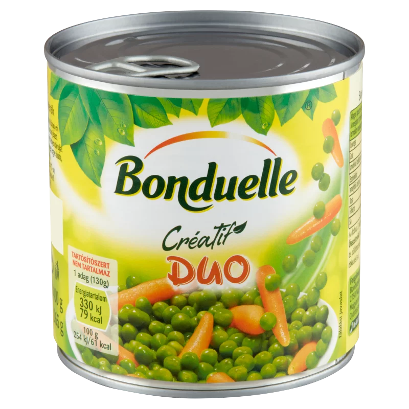 Bonduelle Créatif Duo zöldborsó-bébirépa keverék 400 g