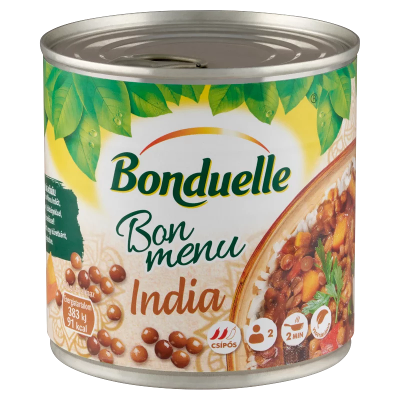 Bonduelle Bon Menu India lencsés zöldségkeverék fűszeres szószban 400 g
