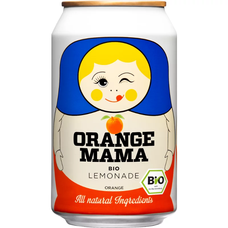 Mama szénsavas limonádé 330ml Orange Bio
