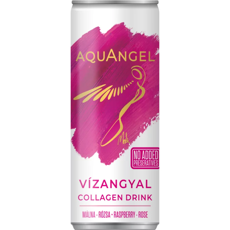 Vízangyal kollagénes ital 250ml ZERO Málna Rózsa