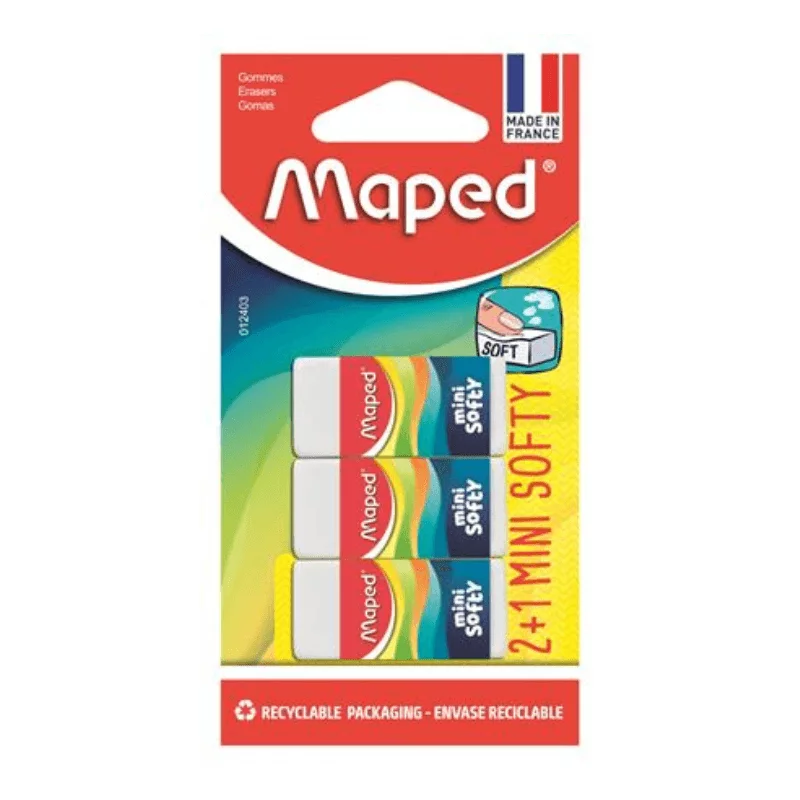 Maped radír 3db Mini Softy