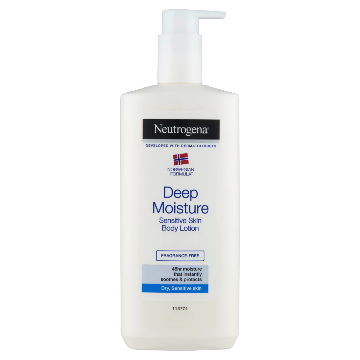 Neutrogena Norvég Formula Deep Moisture testápoló száraz és érzékeny bőrre 400 ml