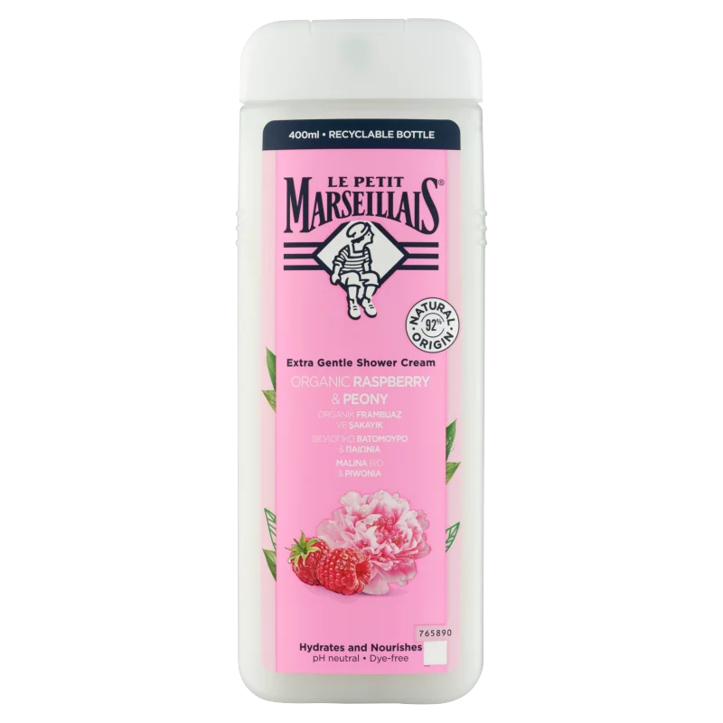 Le Petit Marseillais organikus málna & bazsarózsa krémtusfürdő 400 ml