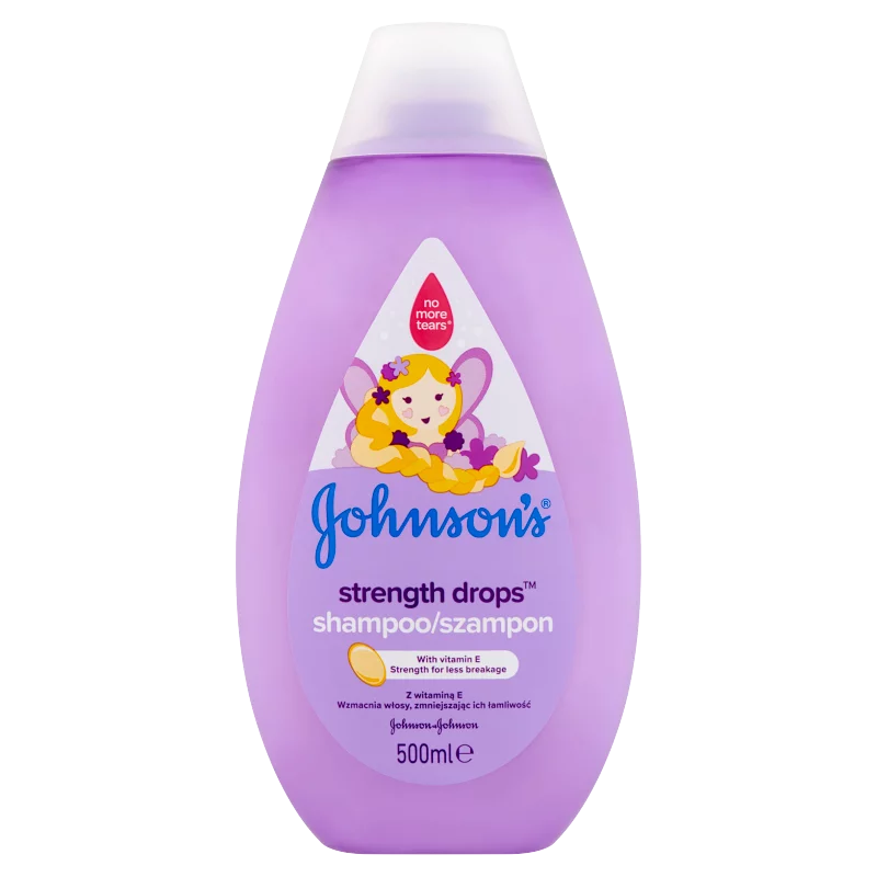 JOHNSON'S® Strength drops™ sampon 500 ml