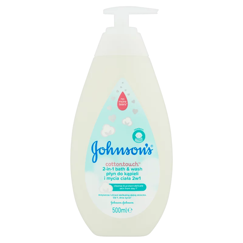 JOHNSON'S® Cottontouch™ 2 az 1-ben babafürdető és -tusfürdő 500 ml