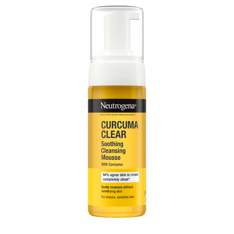 Neutrogena Curcuma Clear arctisztító gél 150 ml