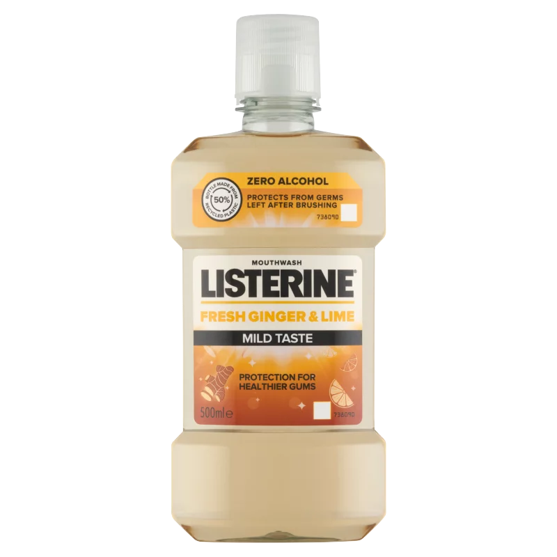 Listerine Fresh Ginger & Lime Mild Taste szájvíz 500 ml