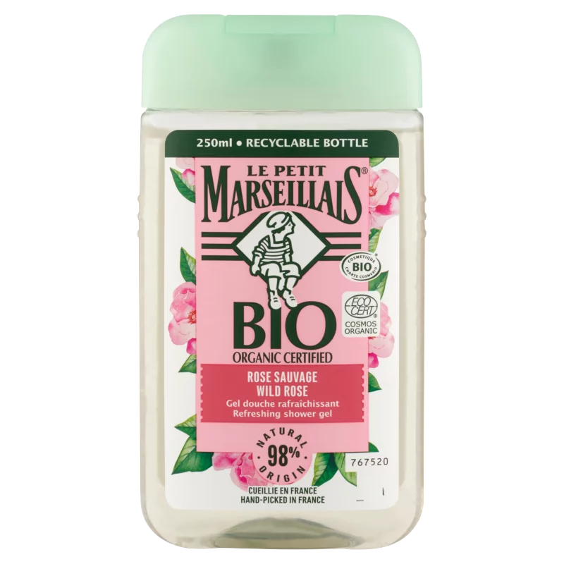 Le Petit Marseillais bio tanúsított vadrózsa tusfürdő 250 ml
