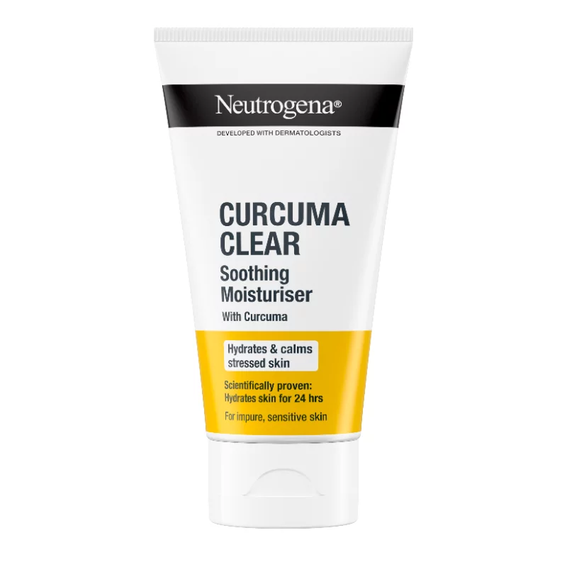 Neutrogena hidratáló arckrém 75ml Curcuma Clear olajmentes