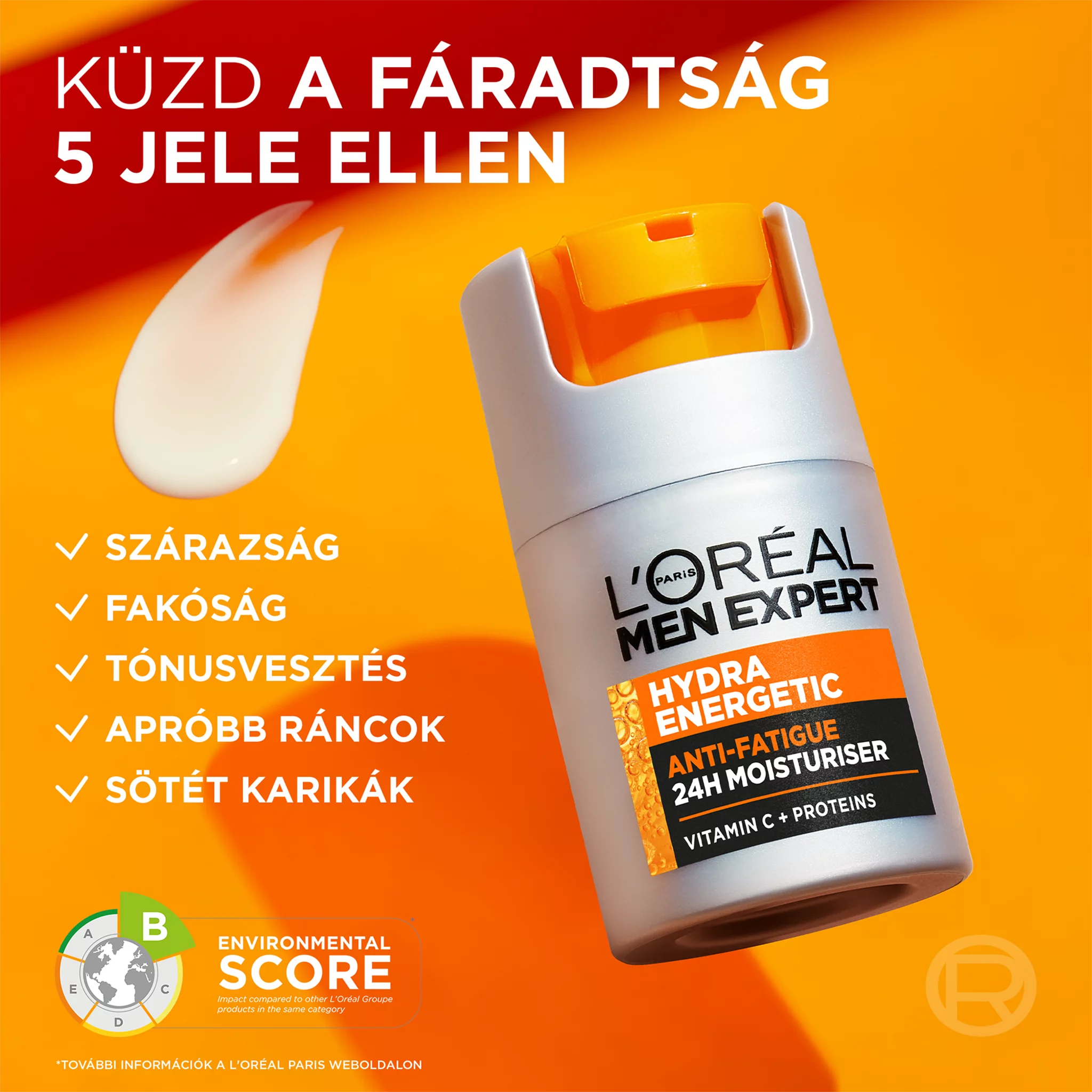 L'Oréal Paris Men Expert Hydra Energetic revitalizáló arckrém, 50 ml