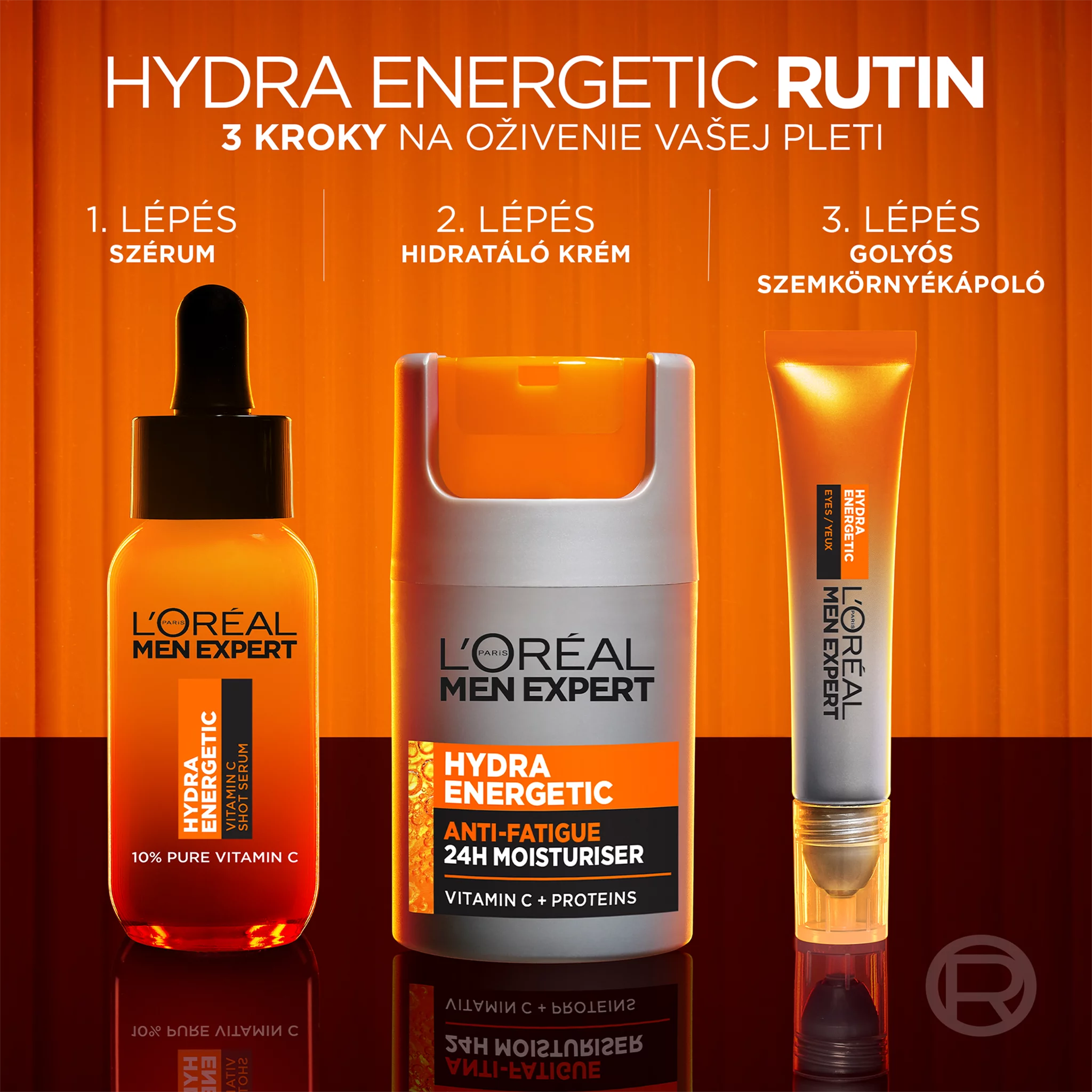 L'Oréal Paris Men Expert Hydra Energetic revitalizáló arckrém, 50 ml