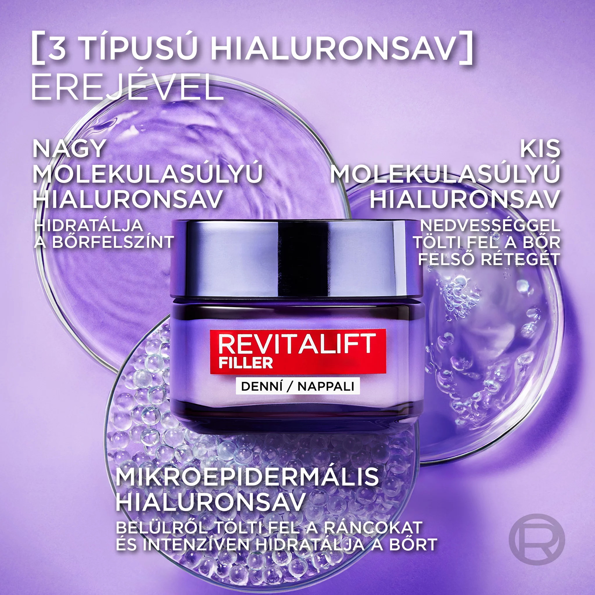 L´Oreal Revitalift Filler arckrém 50ml Ránctalanító Feltöltő nappali