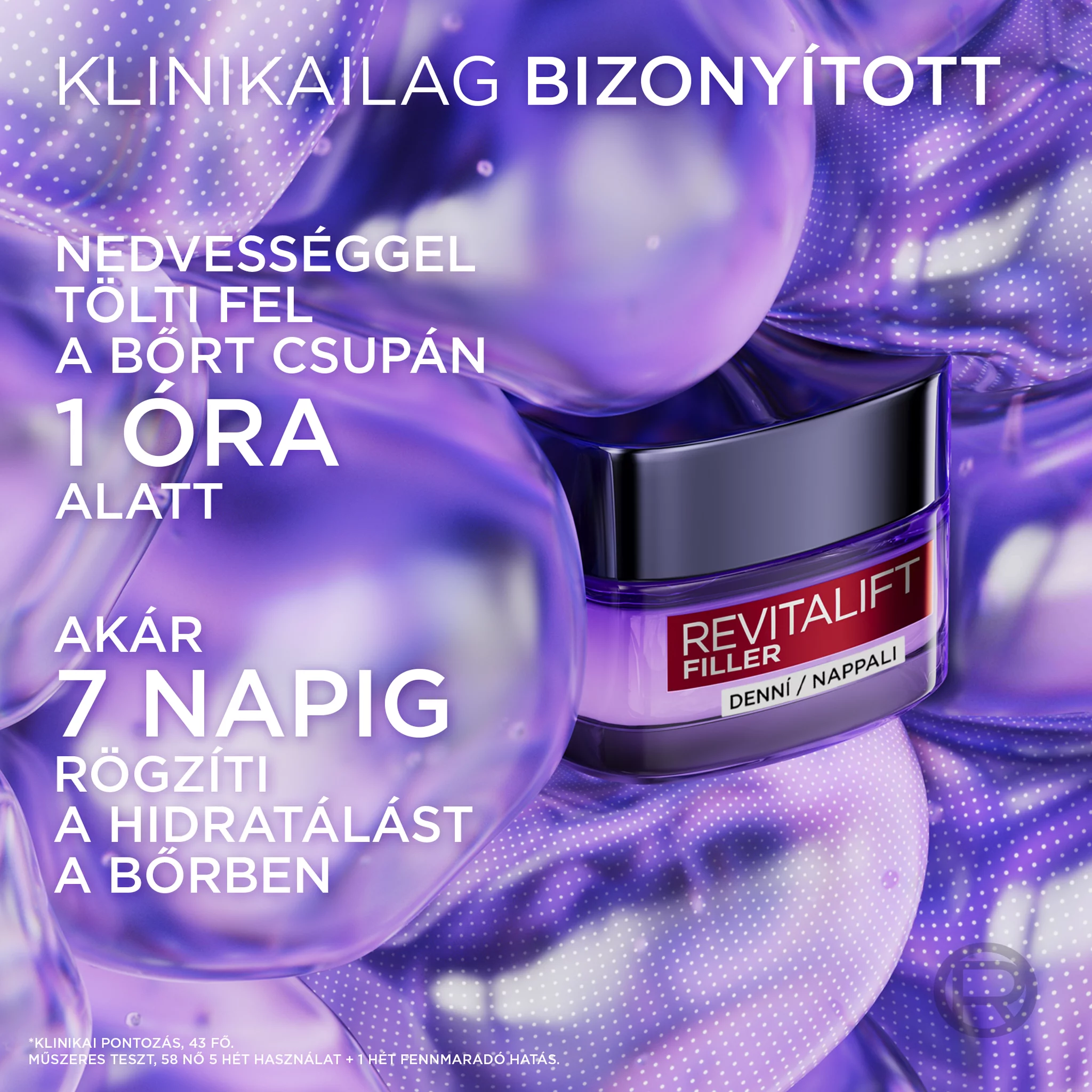 L´Oreal Revitalift Filler arckrém 50ml Ránctalanító Feltöltő nappali