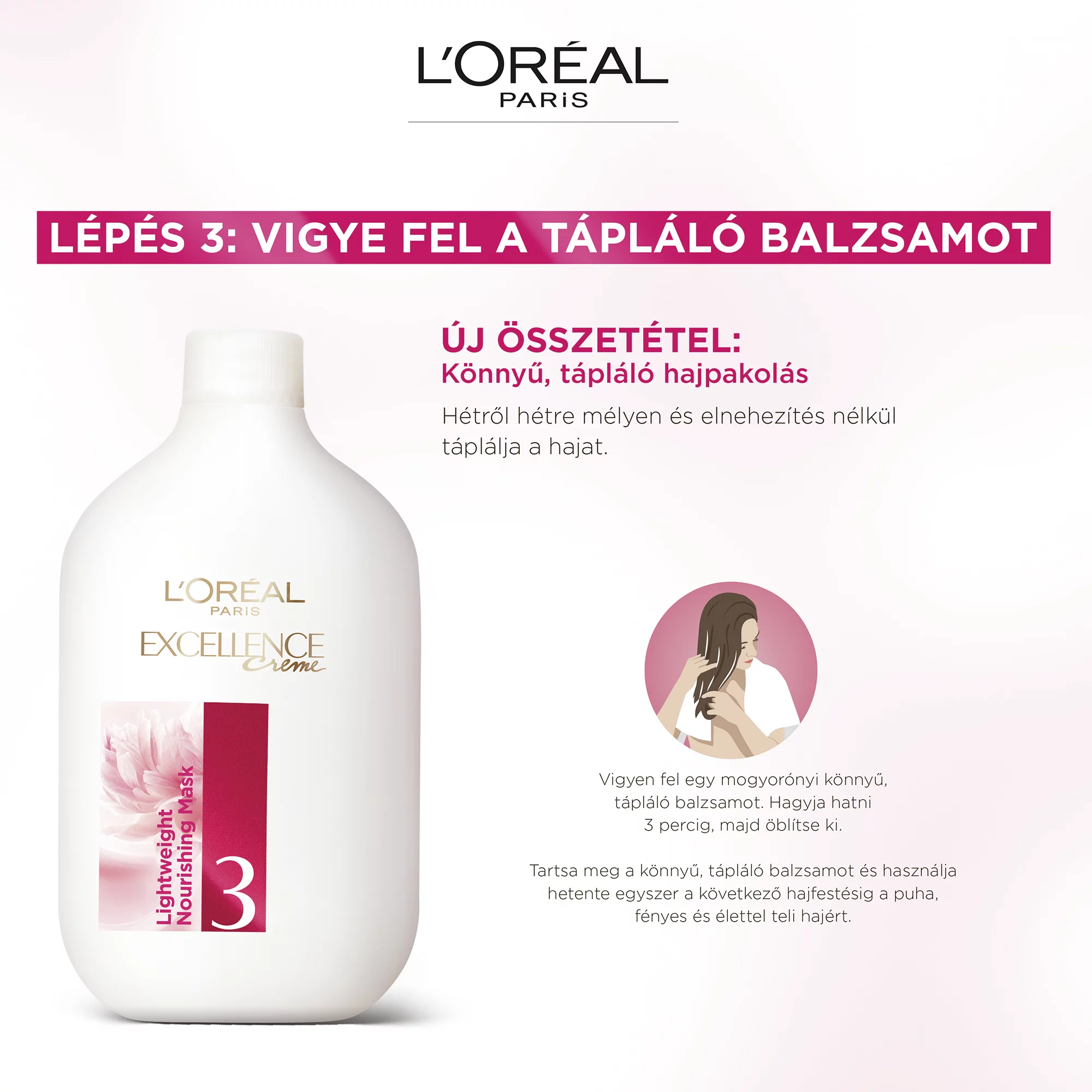 L´Oreal excellence hajfesték 6.41 Mogyoróbokor