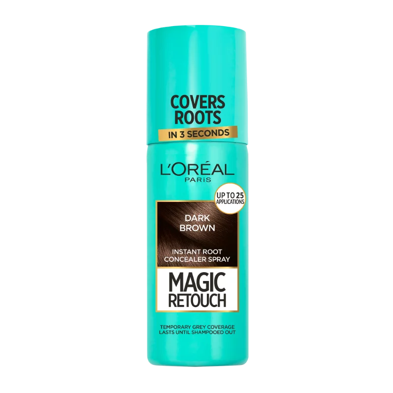 Magic Retouch Hajtőszínező Spray Sötétbarna Árnyalatokhoz