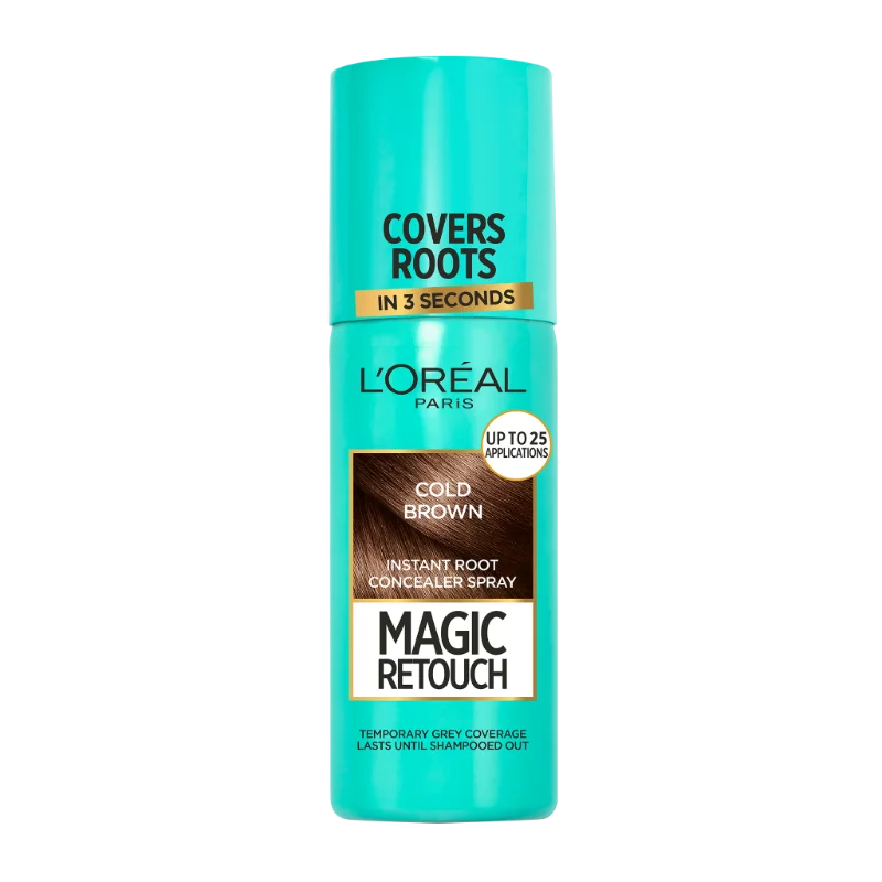 Magic Retouch Hajtószínező Spray Cold Brown Jeges Barna