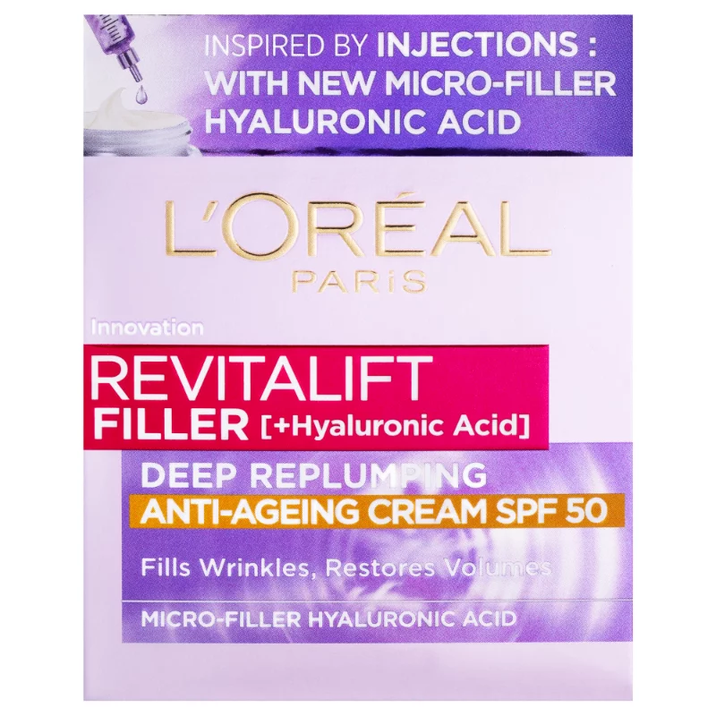 L´Oreal Revitalift Filler arckrém 50ml SPF50