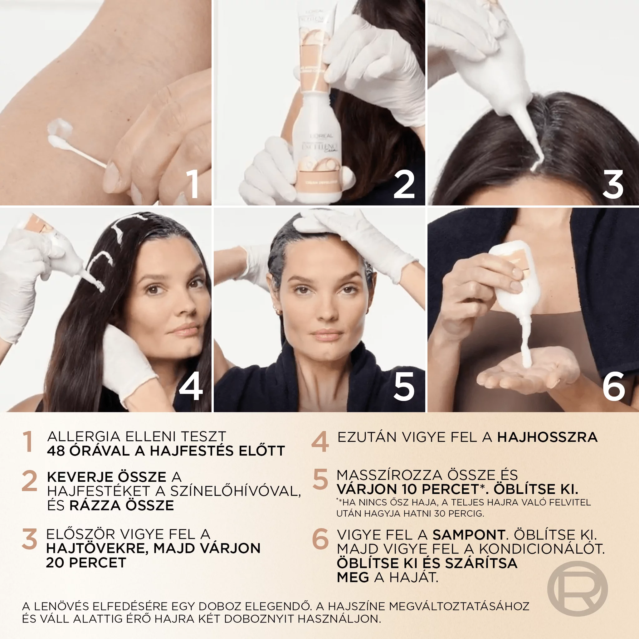 L´Oreal Excellence hajfesték Nude 4U barna