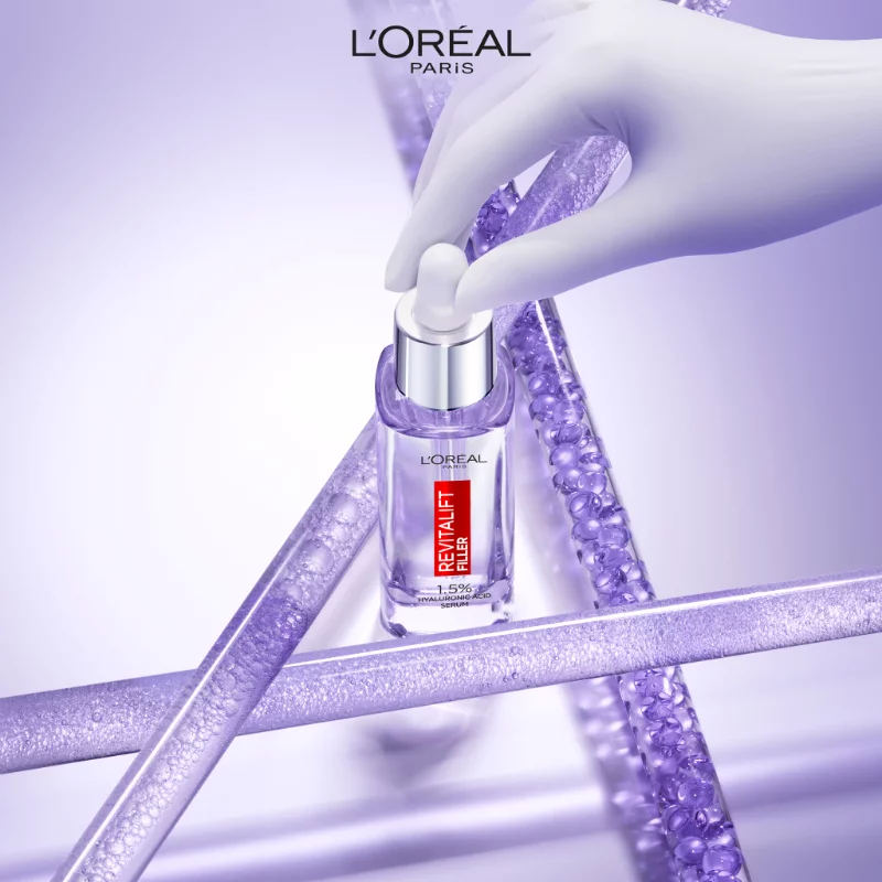 L'Oréal Paris Revitalift Filler Ránctalanító szérum 1,5 % tiszta hialuronsavval, 30 ml