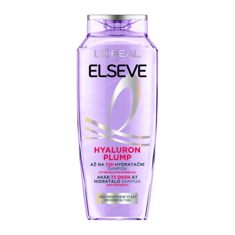 L´oréal Paris Elseve Hyaluron Plump akár 72 órán át hidratáló sampon hialuronsavval, 250 ml