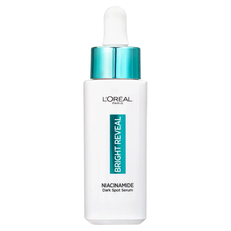 ĽOréal Paris Bright Reveal sötét foltok elleni szérum niacinamiddal, 30 ml