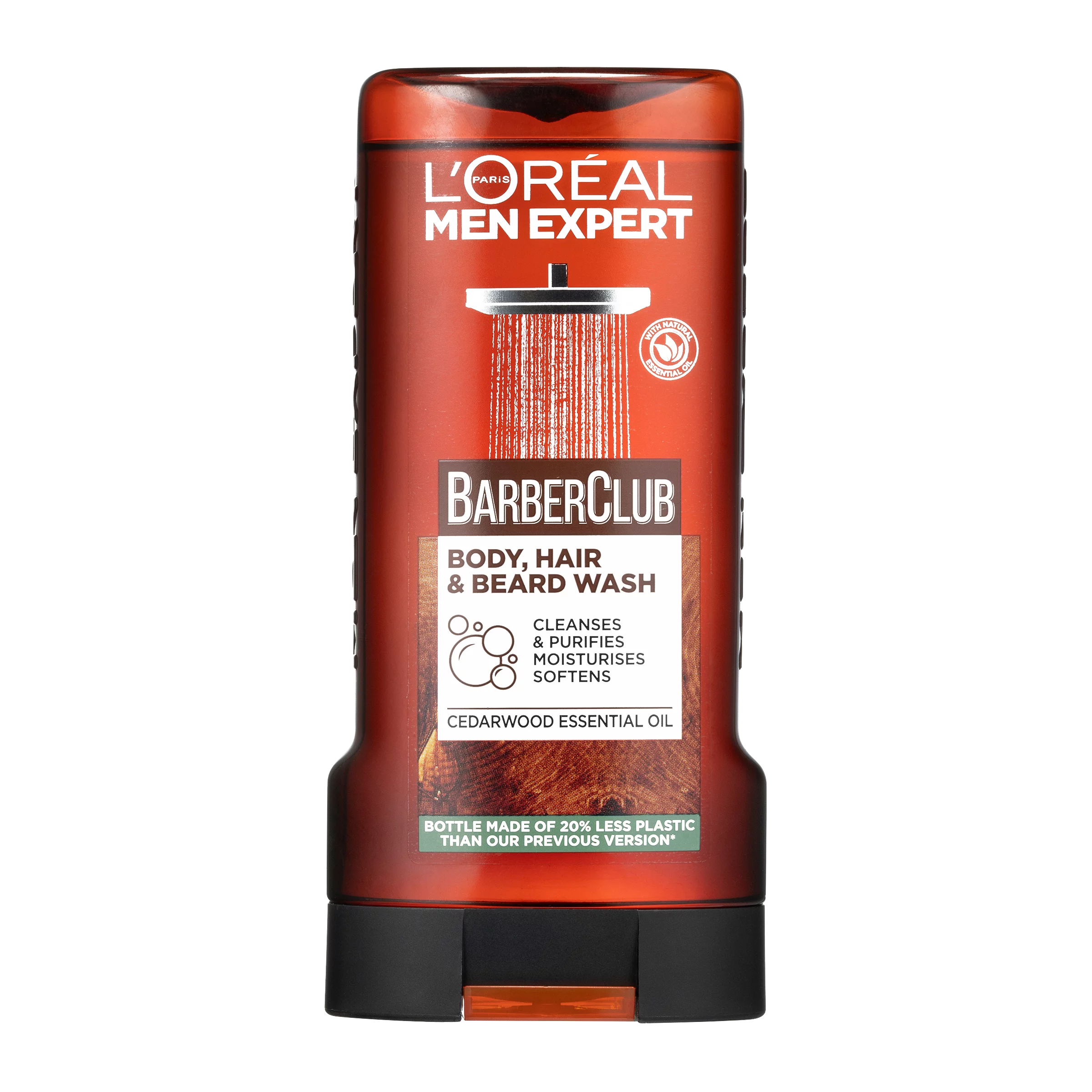 L'Oréal Paris Men Expert Barber Club test-, haj- és szakálltisztító, 300 ml