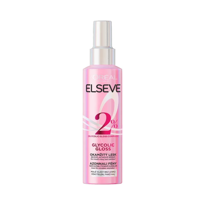 Elseve Glycolic Gloss szérum az azonnali fényességért, 150 ml