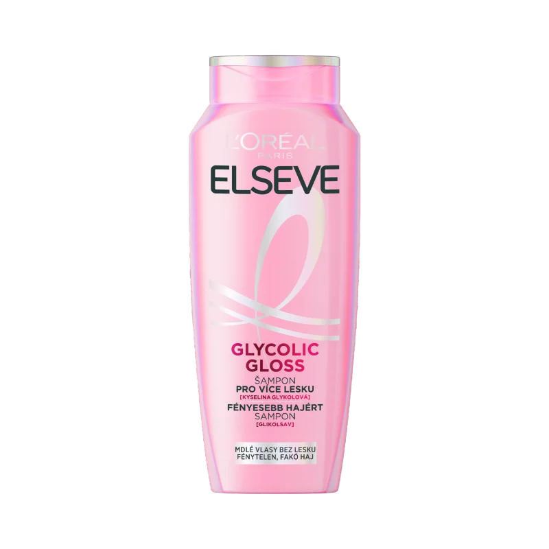 Elseve Glycolic Gloss sampon az azonnali fényességért, 400 ml