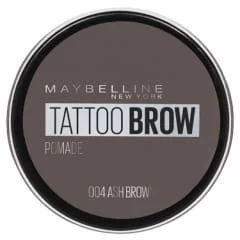 Maybelline New York Tattoo Brow Pomade Pot géles szemöldökformázó 04 Ash Brown, 3,5 ml