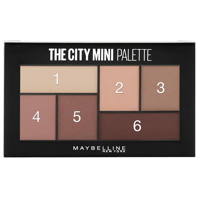 Maybelline szemhéjpúder paletta City Mini 480 Matte