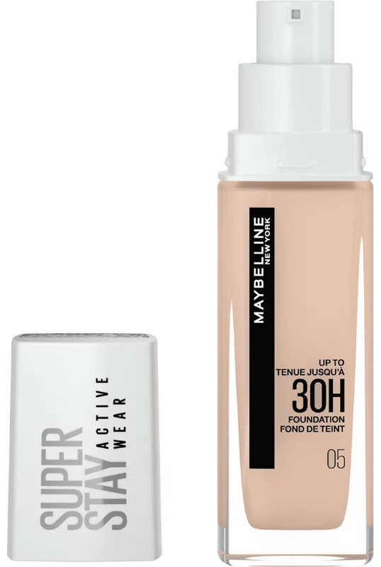 Maybelline NY SuperStay Active Wear 30H 05 Light Beige alapozó, 30ml
