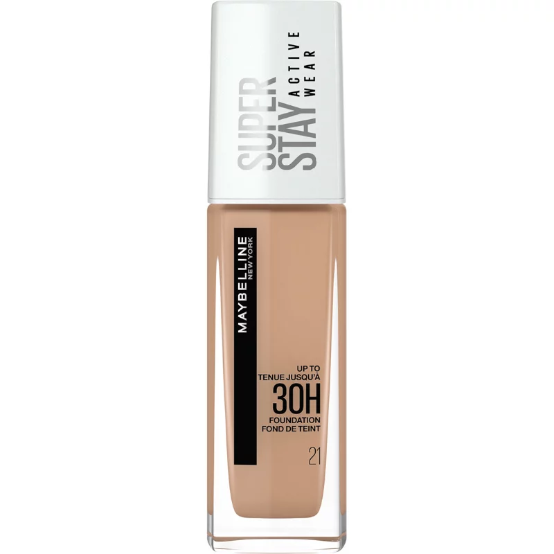 Maybelline NY SuperStay Active Wear 30H 21 Nude Beige alapozó, 30ml