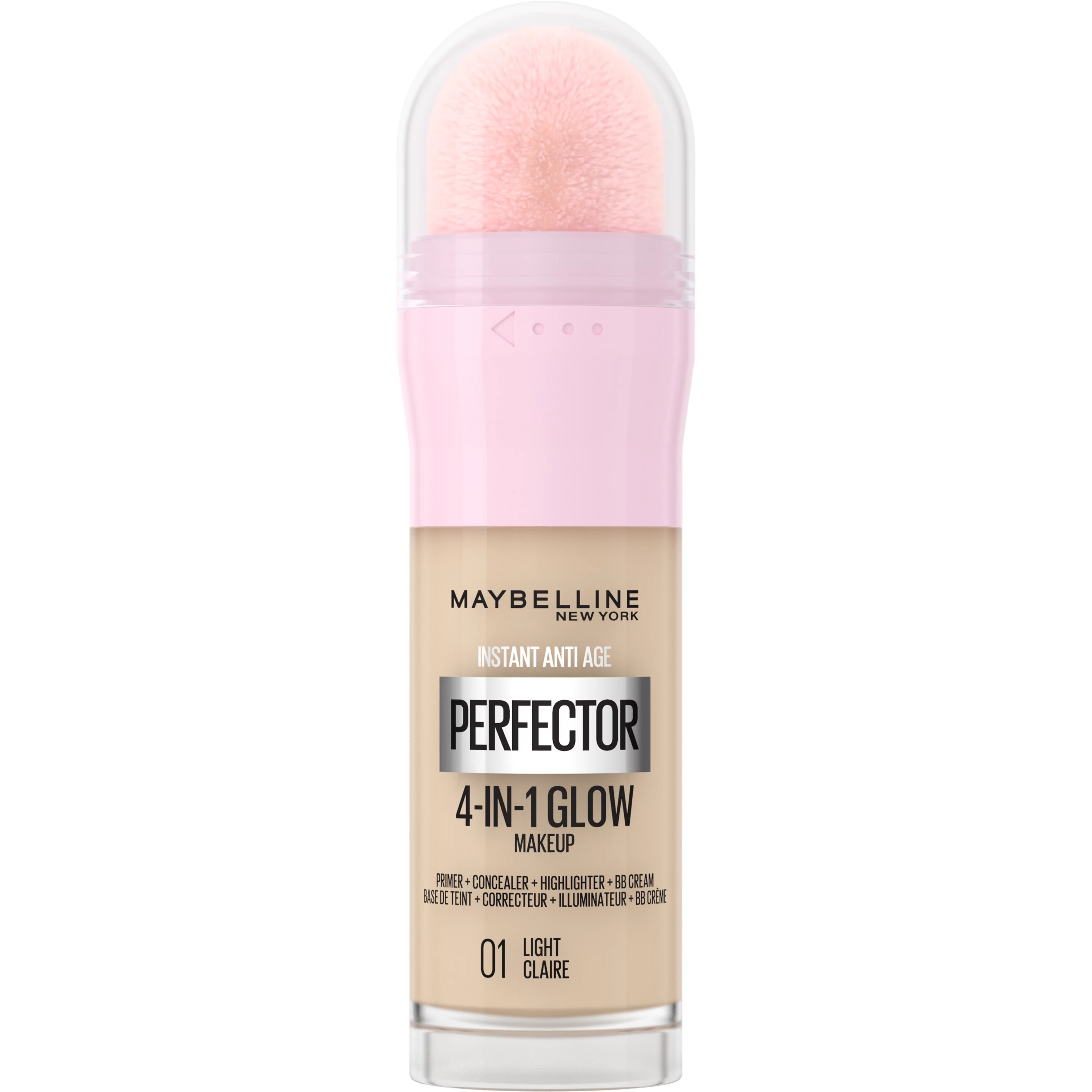 Maybelline New York Instant Perfector 4-in-1 Glow 01 Light fényes hatású alapozó, 20 ml