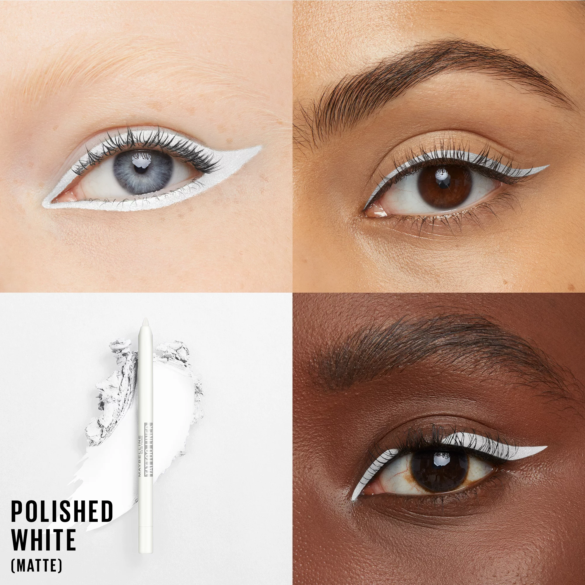 Maybelline New York Tattoo Liner géles szemceruza Polished White