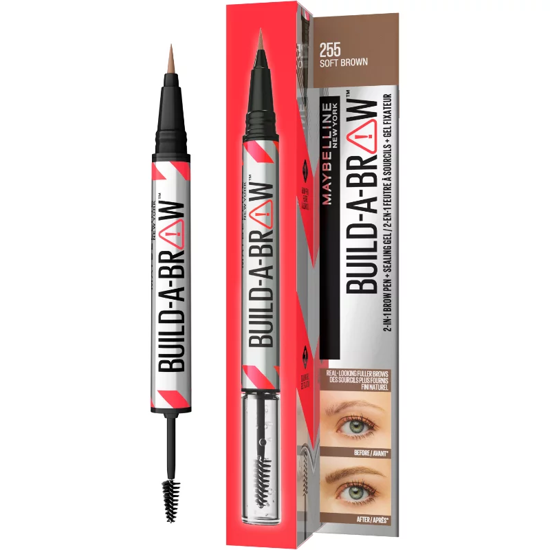 Maybelline szemöldökformázó Build a Brow 255 Soft Brown