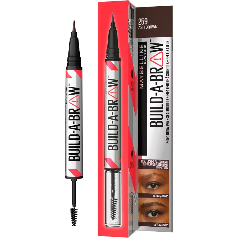 Maybelline szemöldökformázó Build a Brow 259 Ash Brown