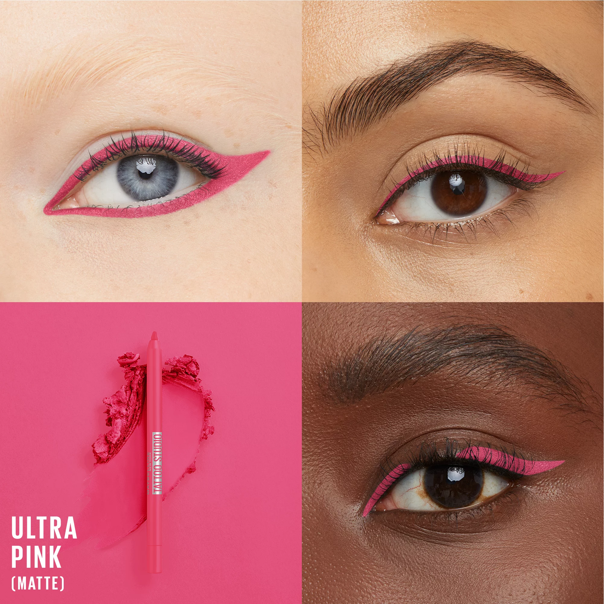 Maybelline New York Tatoo Gel Pencil Ultra Pink géles szemceruza