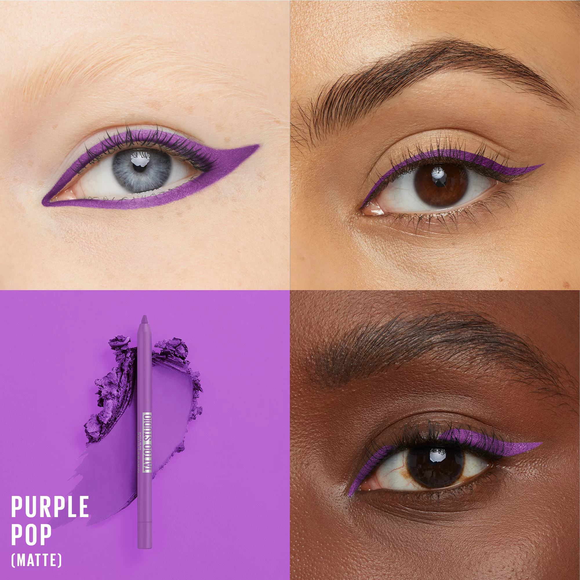 Maybelline New York Tattoo Gel Pencil Purple Pop géles szemceruza