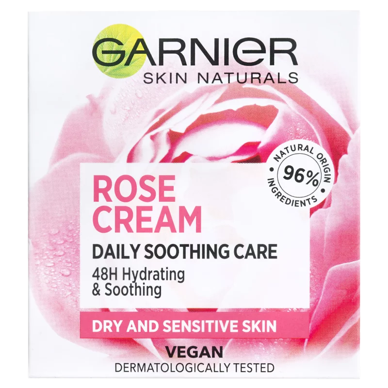 Garnier Skin Naturals Botanicals hidratáló arckrém rózsavízzel 50 ml